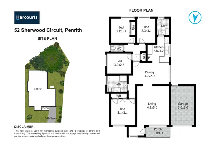 Floorplan of Homely house listing, 52 Sherwood Circuit, Penrith NSW 2750