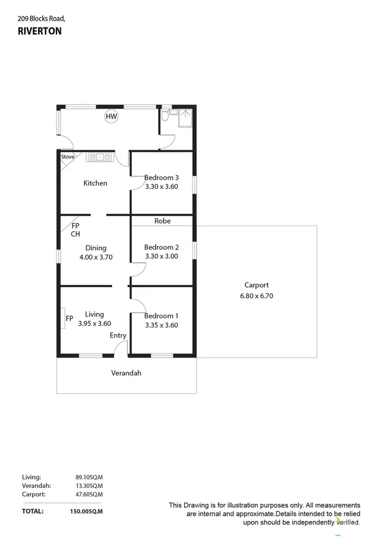 Floorplan of Homely rural property listing, 209 Blocks Road, Riverton SA 5412