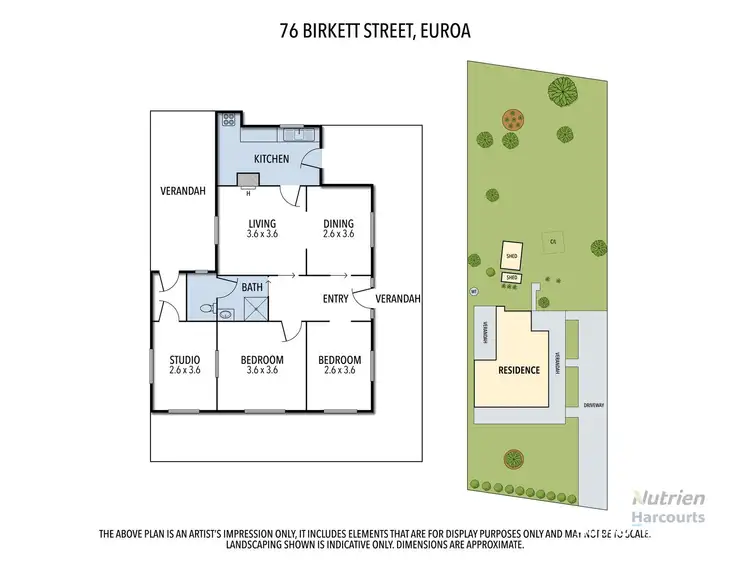 Floorplan of Homely other listing, 76 Birkett Street, Euroa VIC 3666