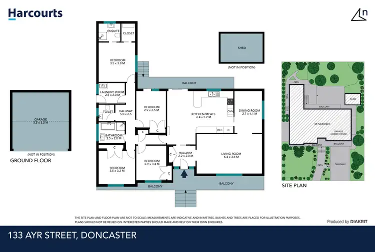 Floorplan of Homely house listing, 133 Ayr Street, Doncaster VIC 3108