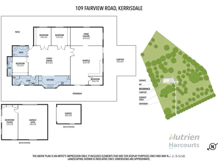 Floorplan of Homely rural property listing, 109 Fairview Road, Kerrisdale VIC 3660