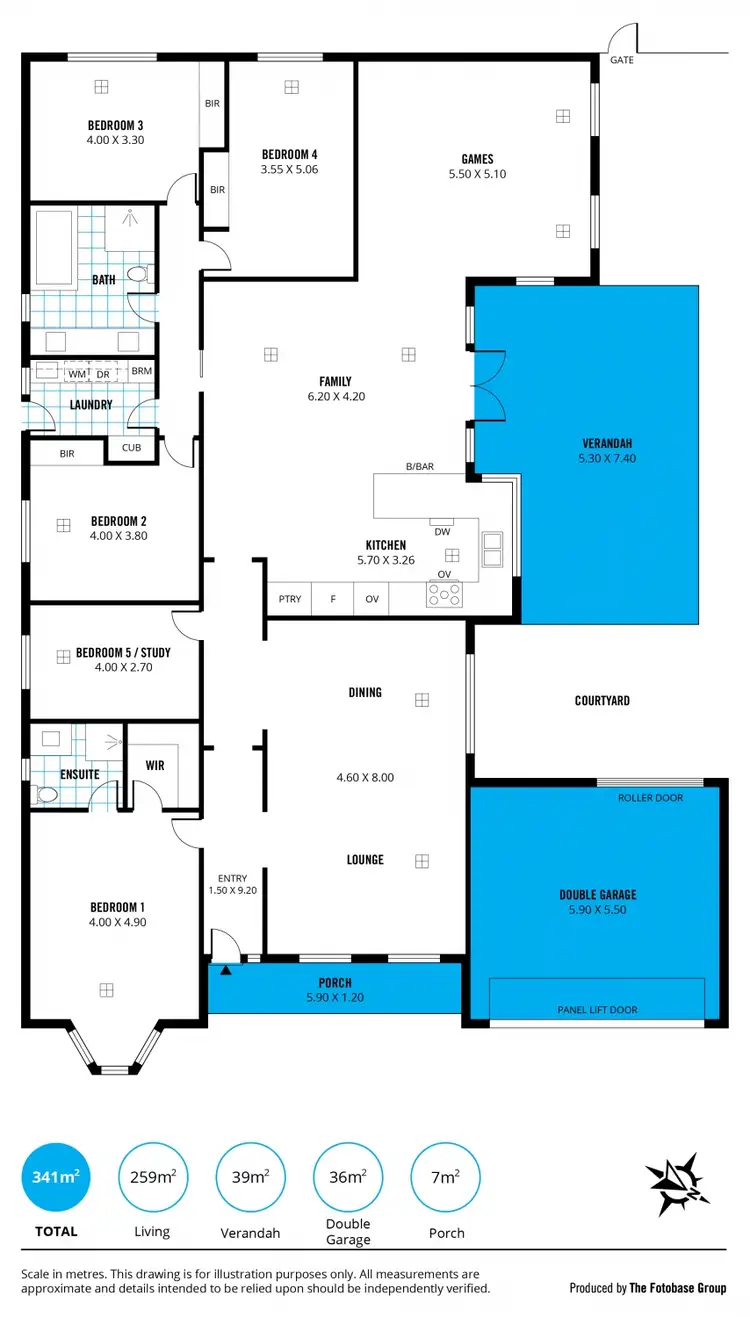 Floorplan of Homely house listing, 7 Holly Hock Court, Craigburn Farm SA 5051