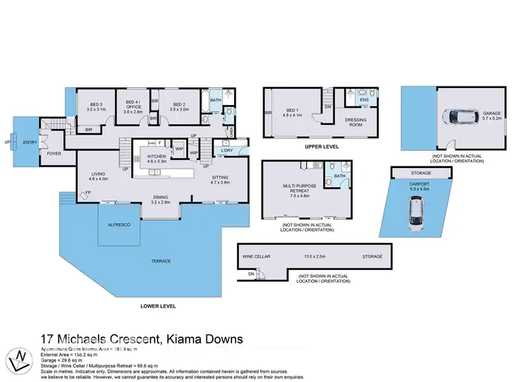 Floorplan of Homely house listing, 17 Michael Crescent, Kiama Downs NSW 2533