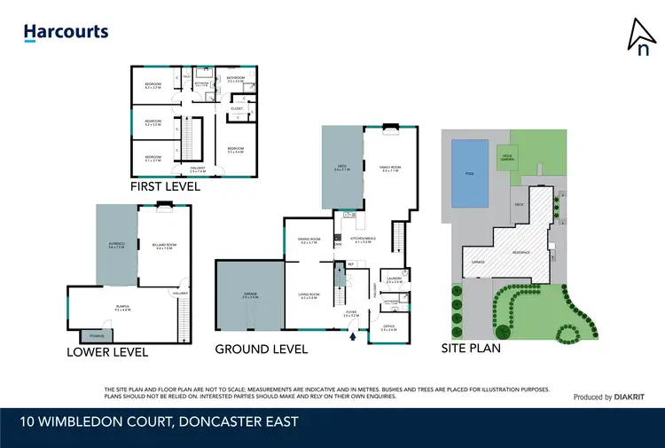 Floorplan of Homely house listing, 10 Wimbledon Court, Doncaster East VIC 3109