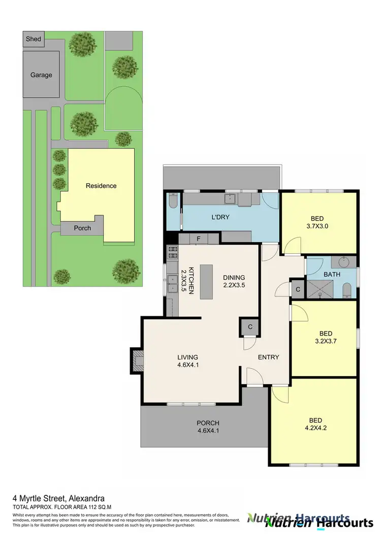 Floorplan of Homely house listing, 4 Myrtle Street, Alexandra VIC 3714