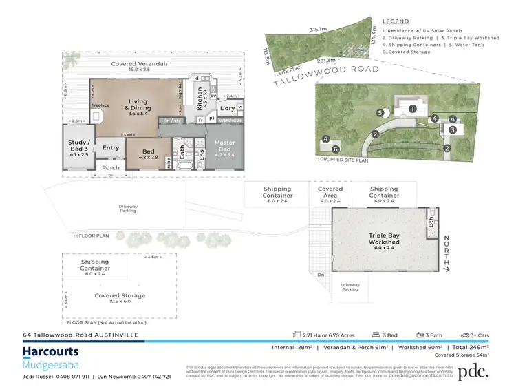 Floorplan of Homely house listing, 64 Tallowwood Road, Austinville QLD 4213