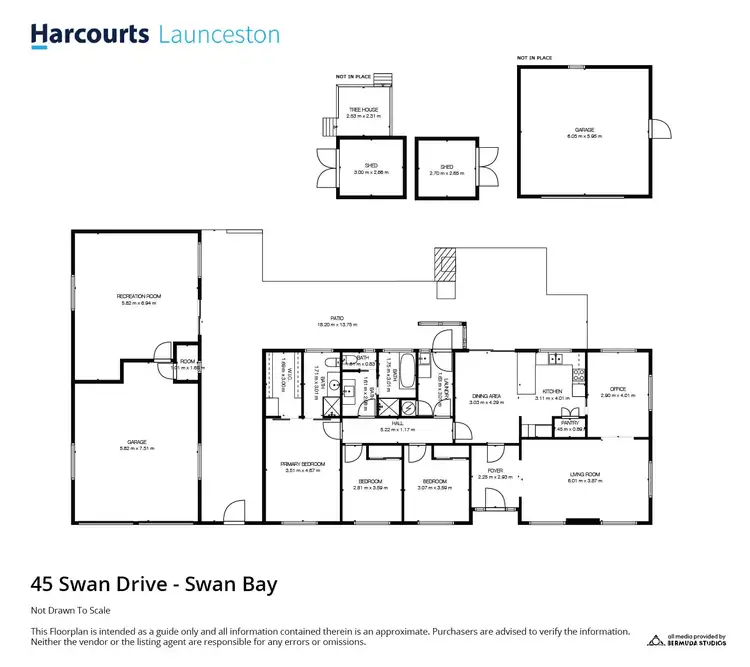 Floorplan of Homely house listing, 45 Swan Drive, Swan Bay TAS 7252