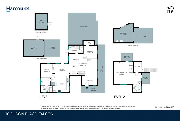 Floorplan of Homely house listing, 10 Eildon Place, Falcon WA 6210