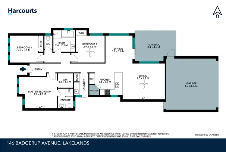 Floorplan of Homely house listing, 146 Badgerup Avenue, Lakelands WA 6180