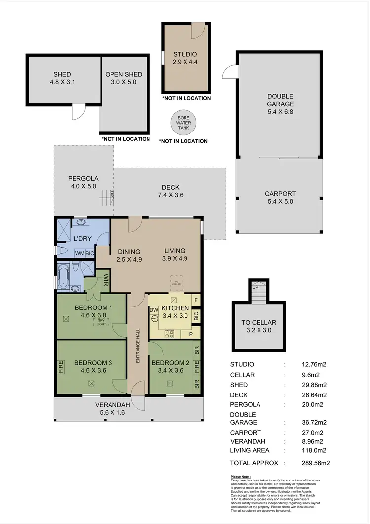 Floorplan of Homely house listing, 44 Foxhill Road, Mount George SA 5155