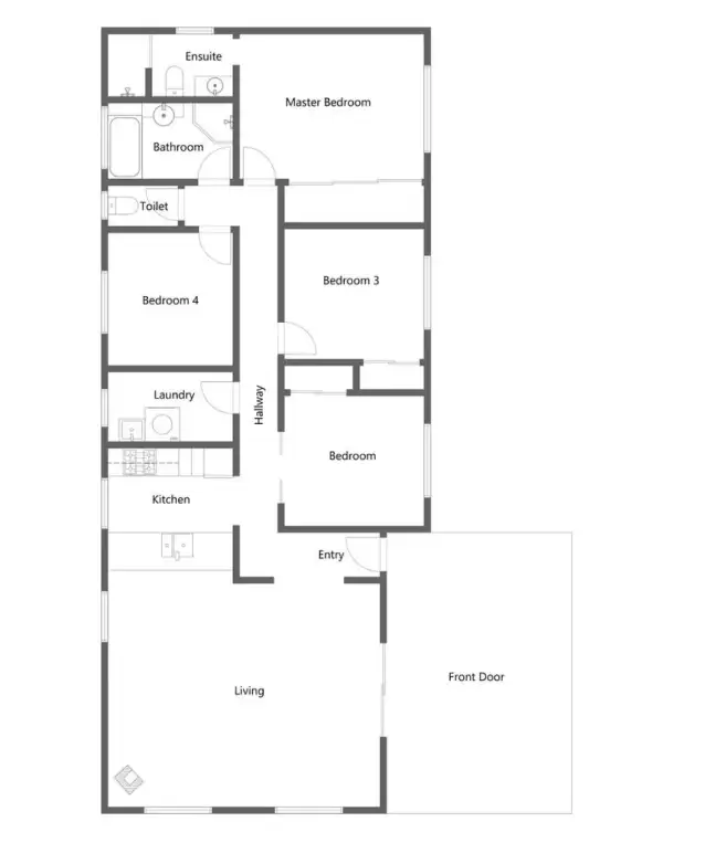 Floorplan of Homely house listing, 86 Brownlow Road, Kingscote SA 5223