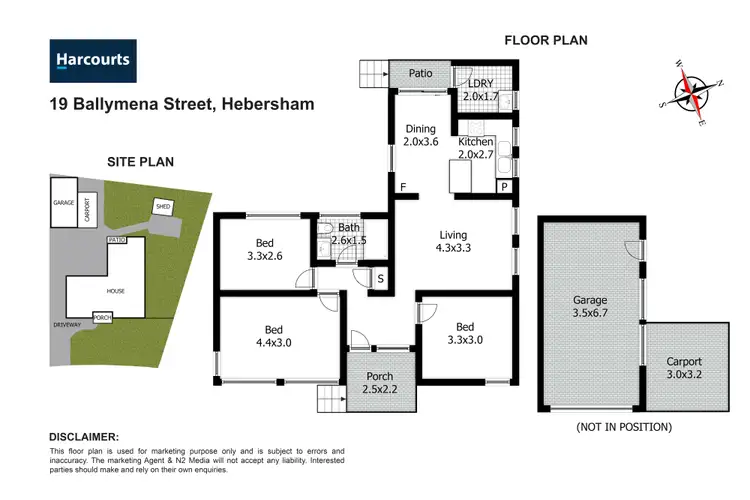 Floorplan of Homely house listing, 19 Ballymena Street, Hebersham NSW 2770