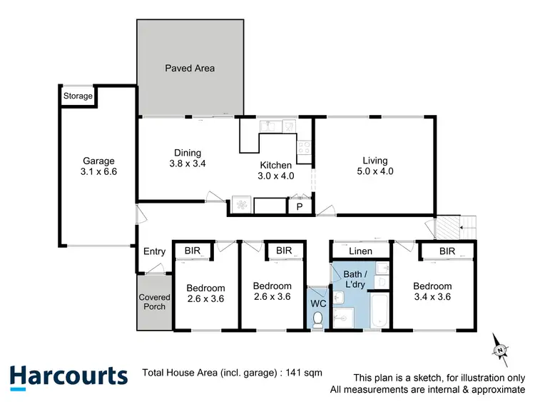 Floorplan of Homely house listing, 2/14 Yarraman Drive, Kingston TAS 7050
