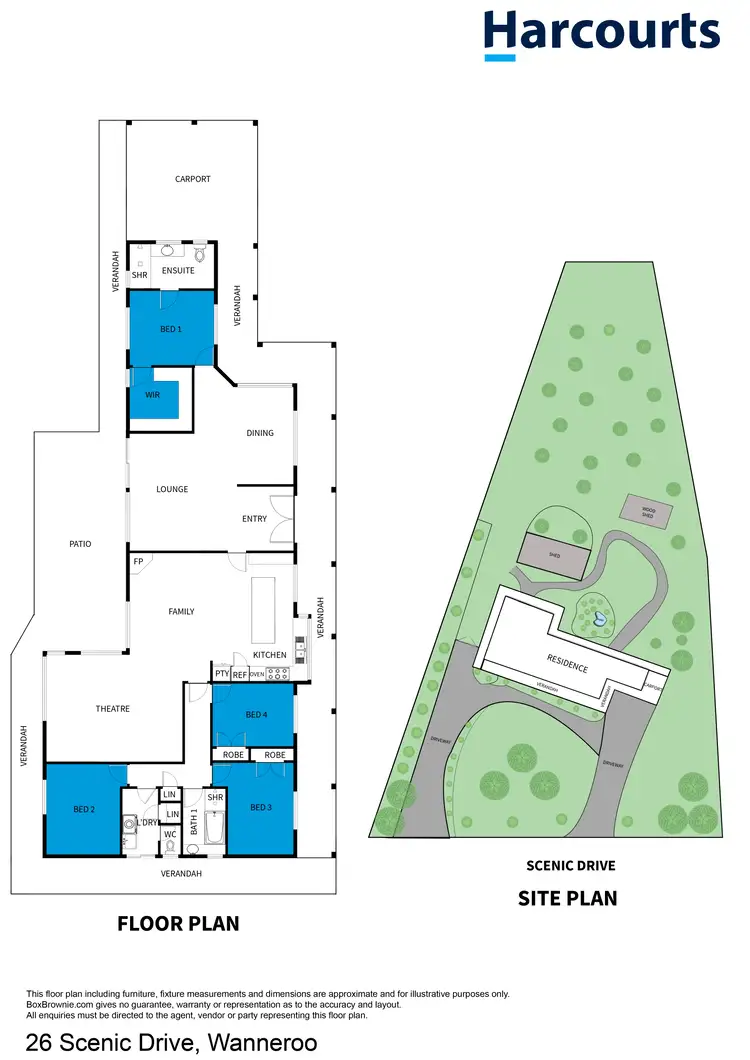 Floorplan of Homely house listing, 26 Scenic Drive, Wanneroo WA 6065