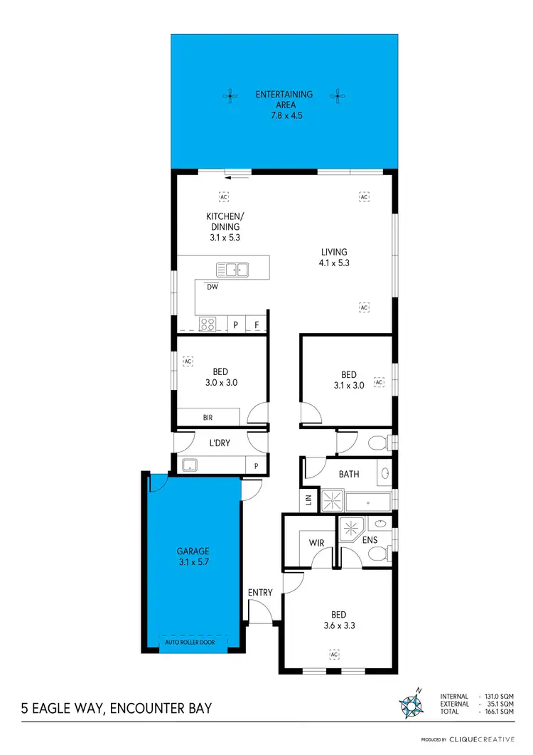 Floorplan of Homely house listing, 5 Eagle Way, Encounter Bay SA 5211