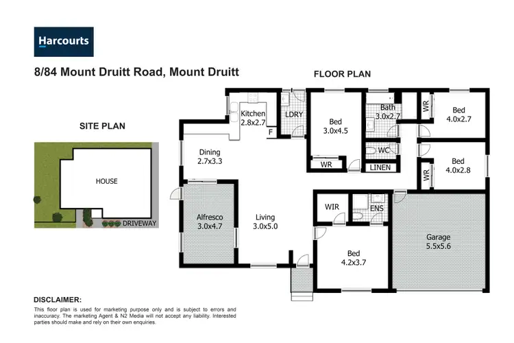 Floorplan of Homely villa listing, 8/84 Mount Druitt Road, Mount Druitt NSW 2770