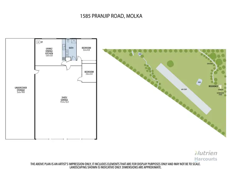 Floorplan of Homely rural property listing, 1585 Pranjip Road, Pranjip VIC 3666