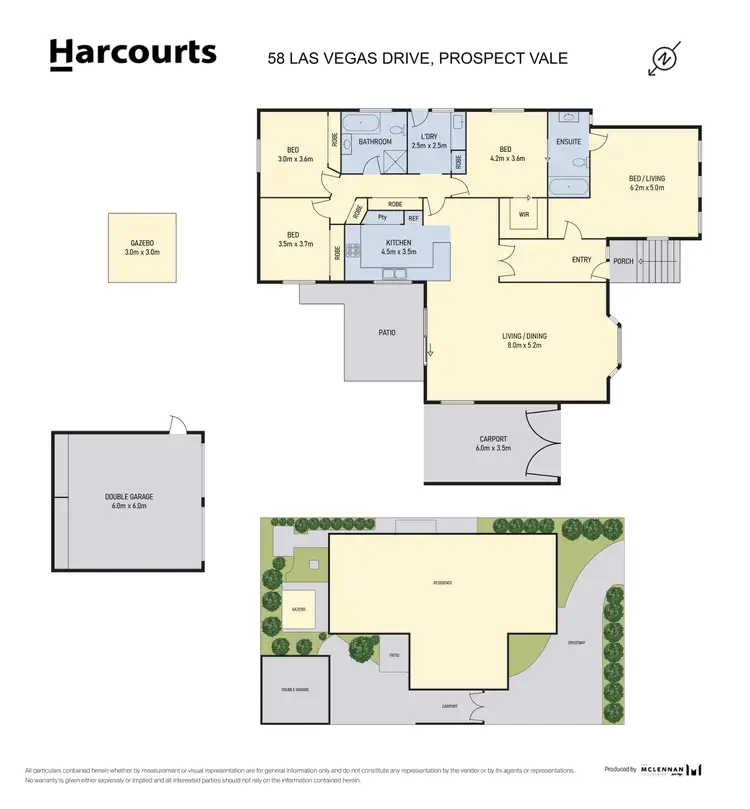 Floorplan of Homely house listing, 58 Las Vegas Drive, Prospect Vale TAS 7250