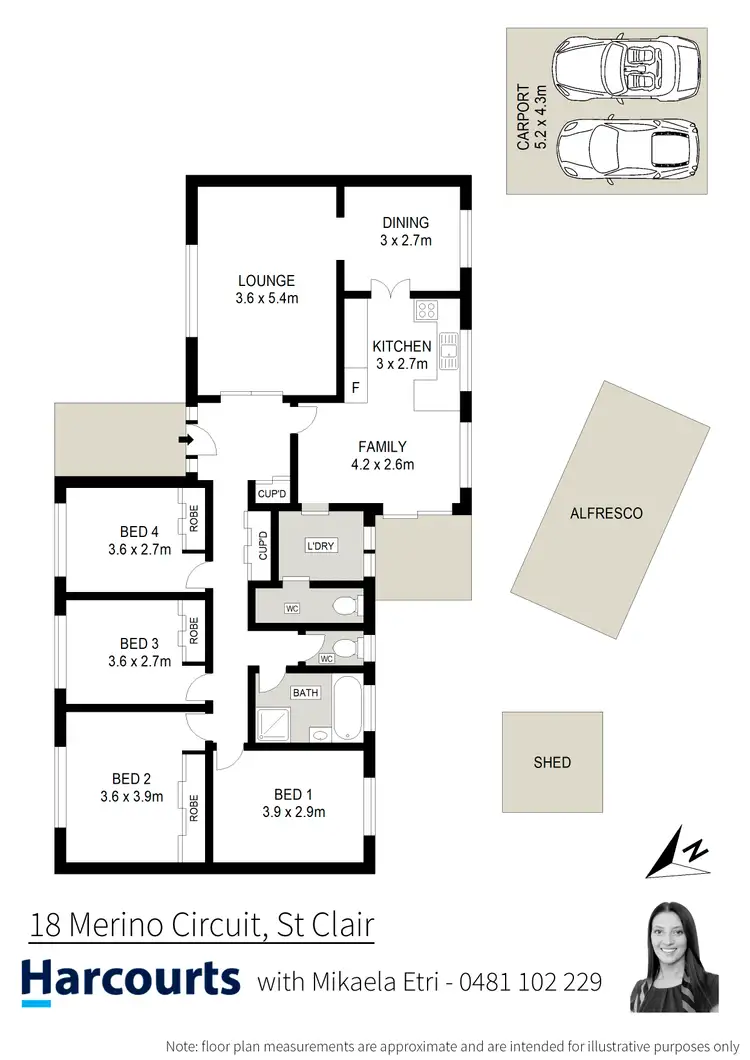 Floorplan of Homely house listing, 18 Merino Circuit, St Clair NSW 2759