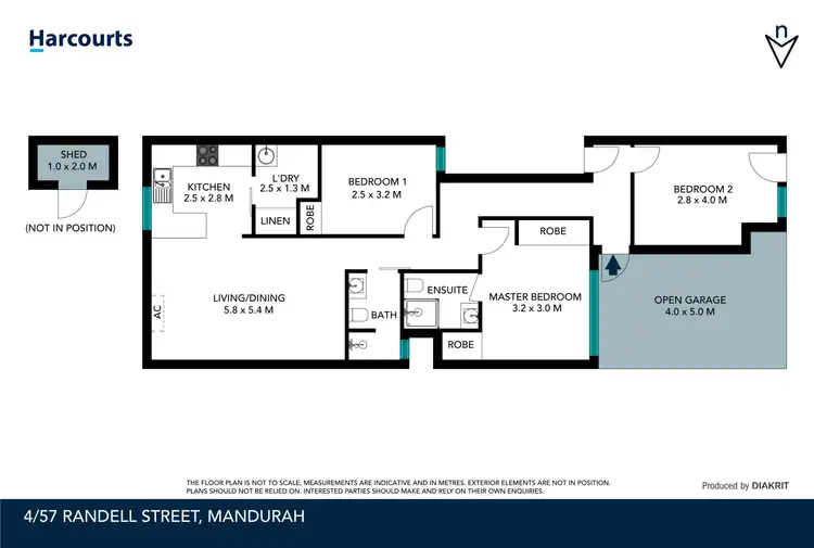 Floorplan of Homely house listing, 4/57 Randell Street, Mandurah WA 6210