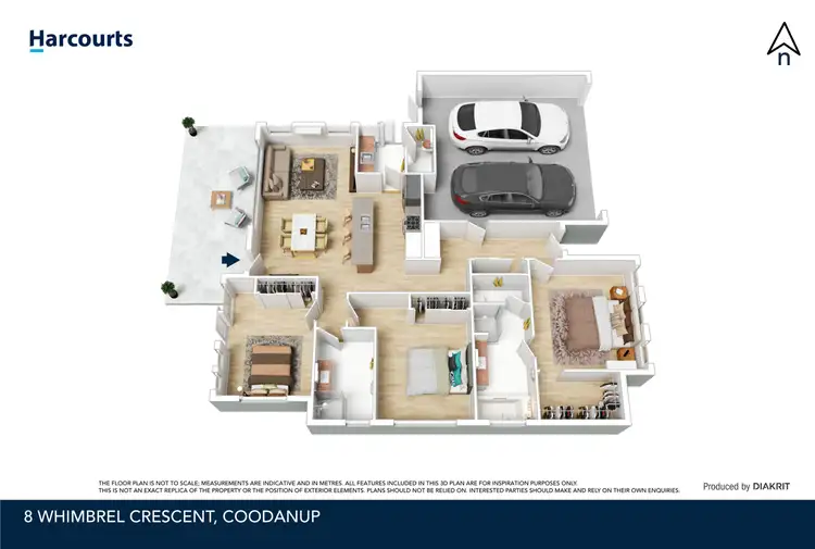 Floorplan of Homely house listing, 8 Whimbrel Crescent, Coodanup WA 6210