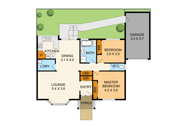 Floorplan of Homely unit listing, 3/129 Power Road, Boronia VIC 3155