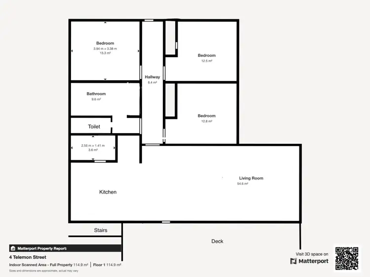 Floorplan of Homely house listing, 4 Telemon Street, St Helens TAS 7216