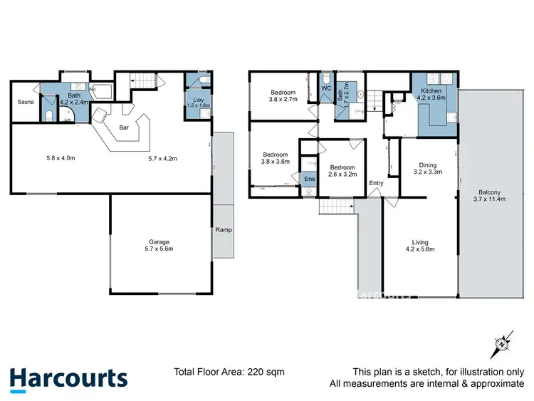 Floorplan of Homely house listing, 9 Merindah Street, Howrah TAS 7018