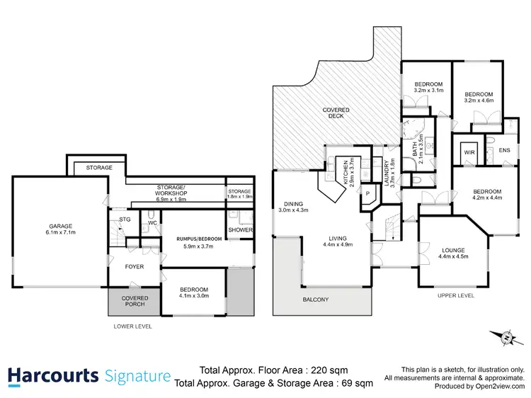 Floorplan of Homely house listing, 542 Oceana Drive, Howrah TAS 7018