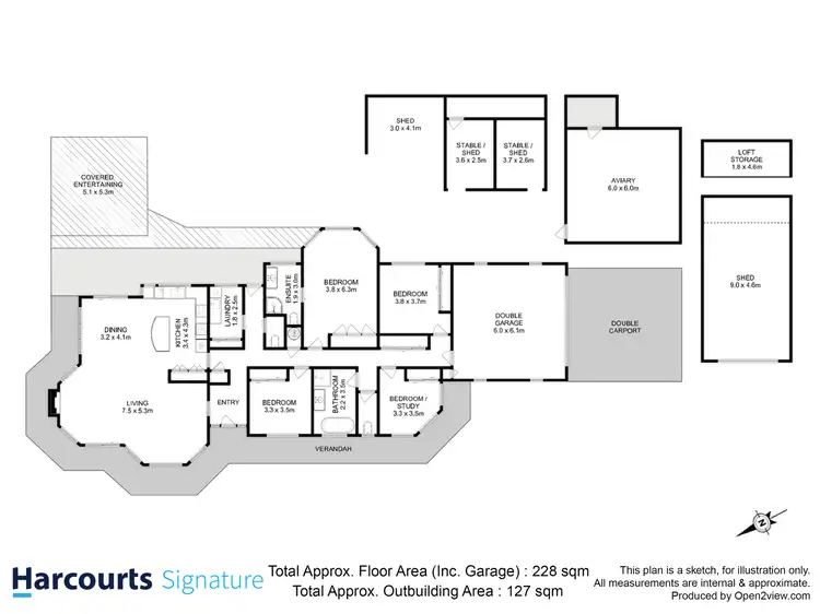 Floorplan of Homely house listing, 184 Saxon Drive, Acton Park TAS 7170