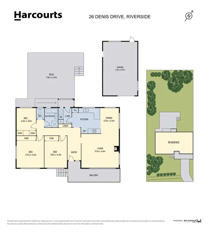Floorplan of Homely house listing, 26 Denis Drive, Riverside TAS 7250