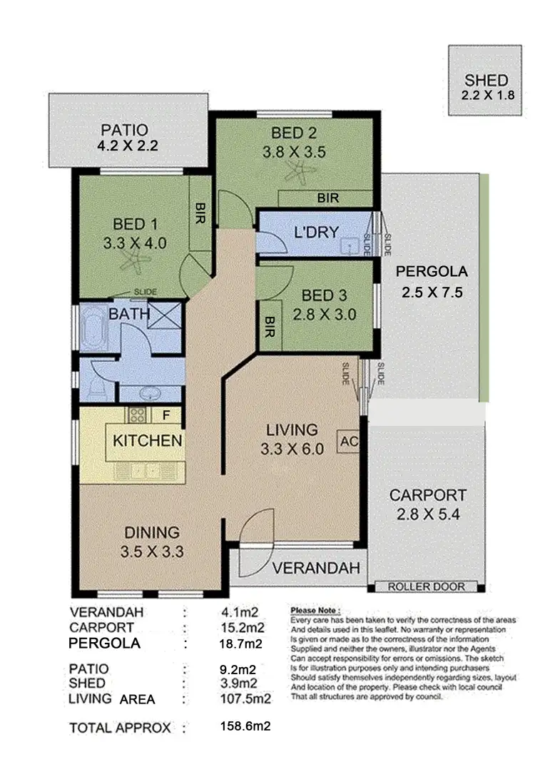 Floorplan of Homely house listing, 16 Barker Road, Mount Barker SA 5251