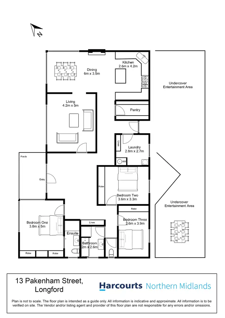 Floorplan of Homely house listing, 13 Pakenham Street, Longford TAS 7301