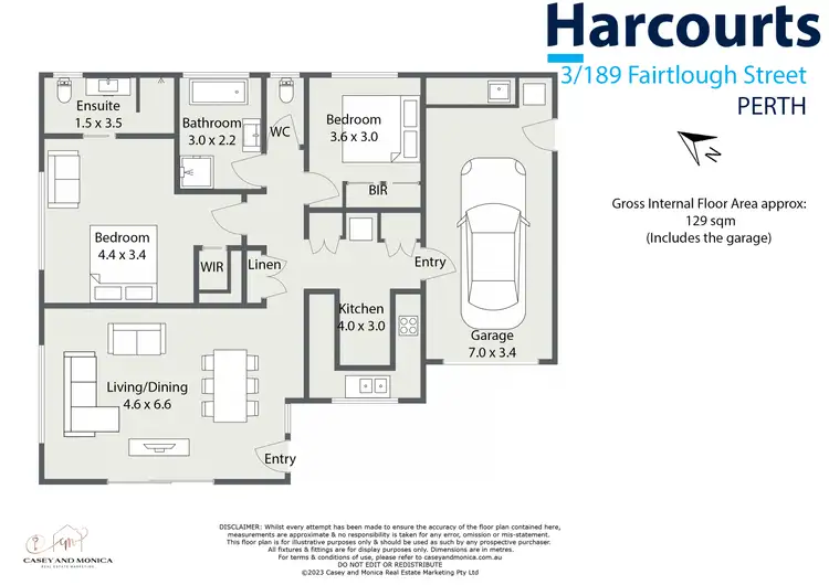 Floorplan of Homely house listing, 189 B Fairtlough Street, Perth TAS 7300