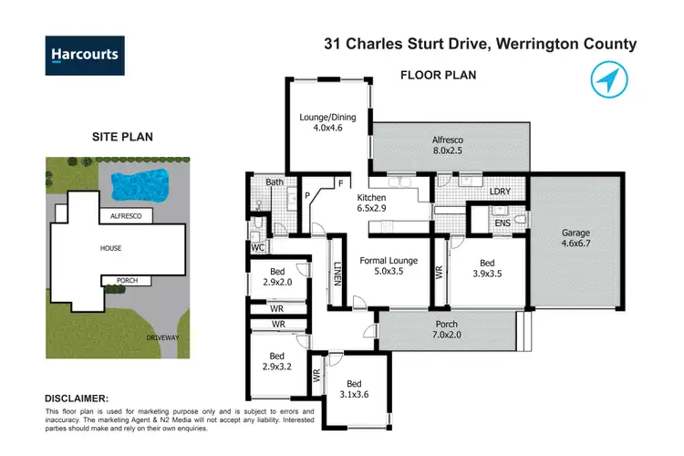 Floorplan of Homely house listing, 31 Charles Sturt Drive, Werrington County NSW 2747