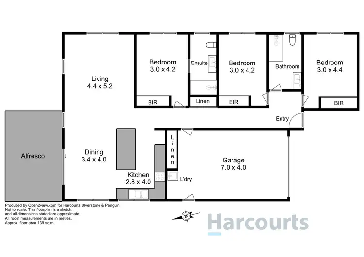 Floorplan of Homely villa listing, 2/5 Gibson Court, Spreyton TAS 7310