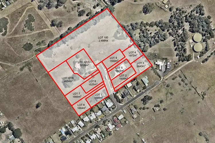 Floorplan of Homely land listing, 1 Audrey Avenue, St Leonards TAS 7250