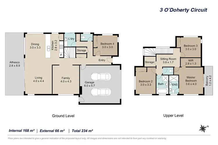 Floorplan of Homely house listing, 3 O'Doherty Cct, Nudgee QLD 4014