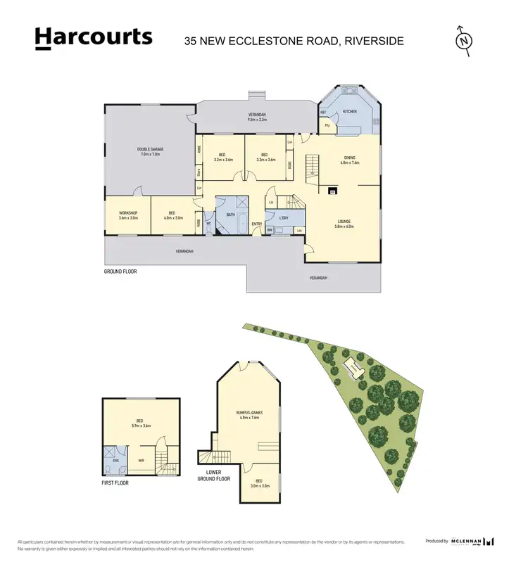 Floorplan of Homely house listing, 35 New Ecclestone Road, Riverside TAS 7250
