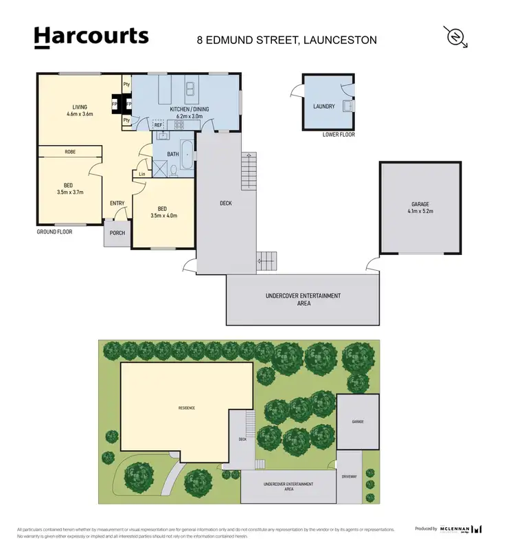 Floorplan of Homely house listing, 8 Edmund Street, Launceston TAS 7250