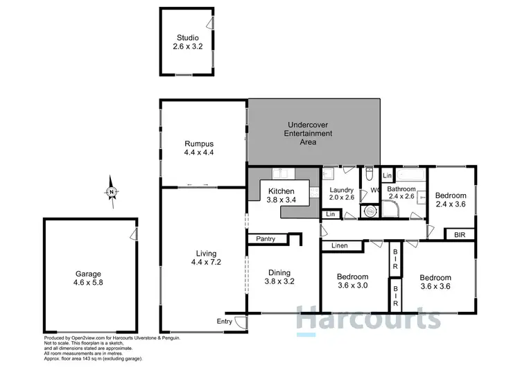 Floorplan of Homely house listing, 6 Jackson Avenue, West Ulverstone TAS 7315