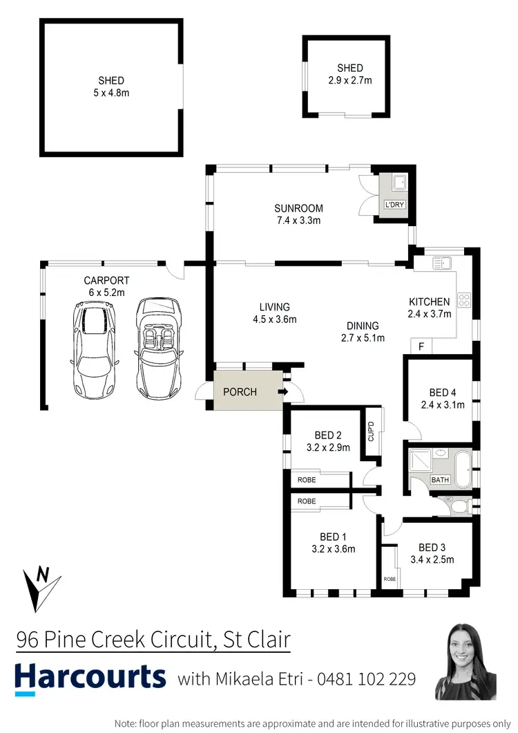 Floorplan of Homely house listing, 96 Pine Creek Circuit, St Clair NSW 2759