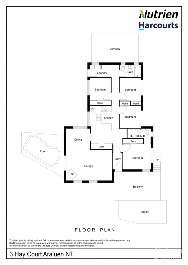 Floorplan of Homely house listing, 3 Hay Court, Araluen NT 870