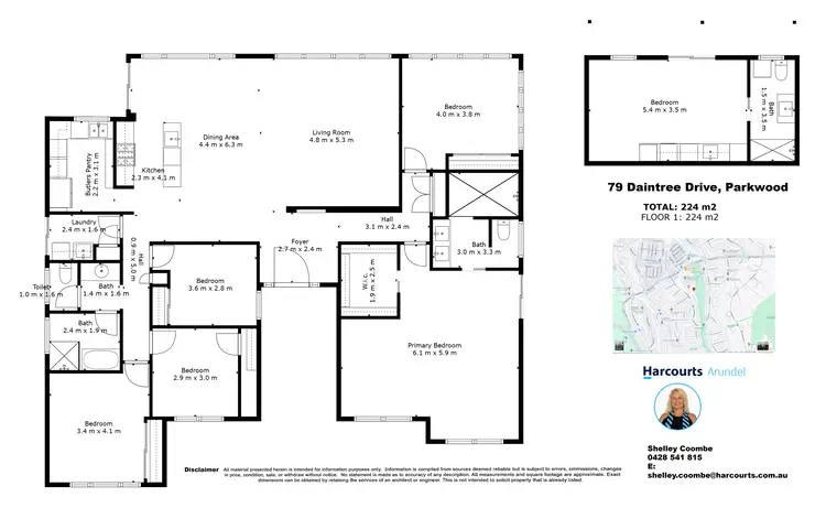 Floorplan of Homely house listing, 79 Daintree Drive, Parkwood QLD 4214