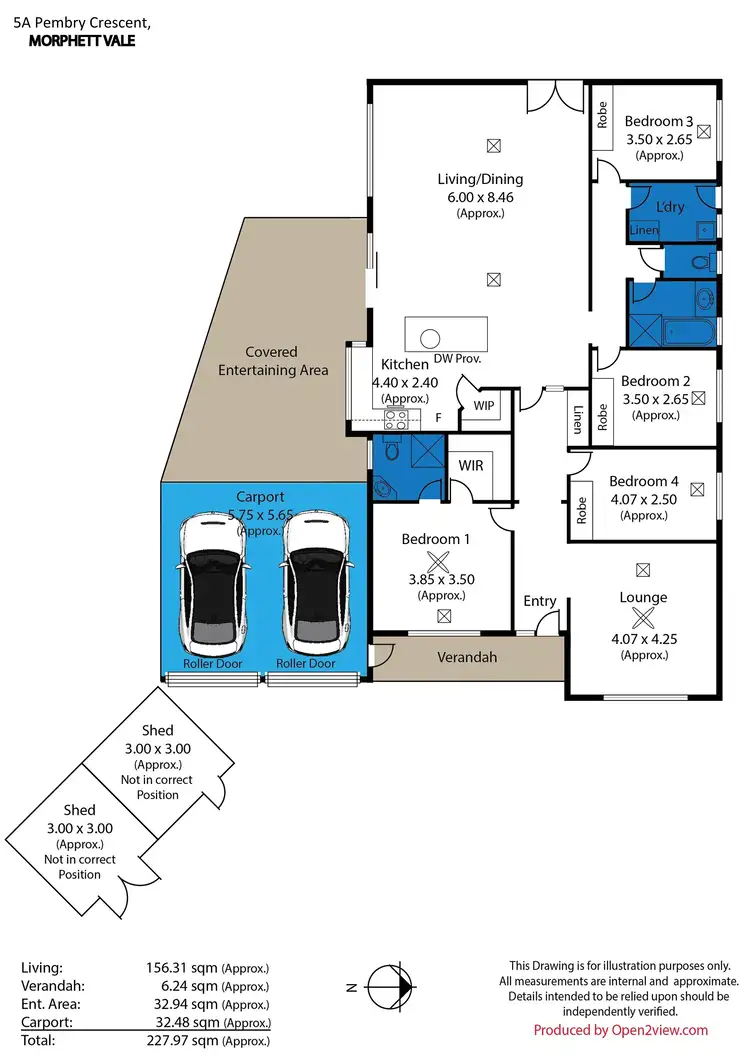 Floorplan of Homely house listing, 5A Pembry Crescent, Morphett Vale SA 5162