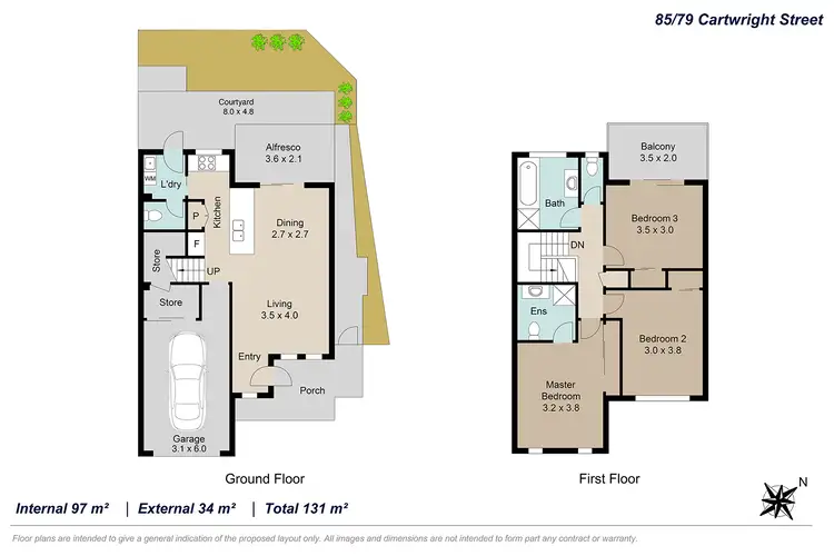 Floorplan of Homely townhouse listing, 85/79 Cartwright Street, Taigum QLD 4018
