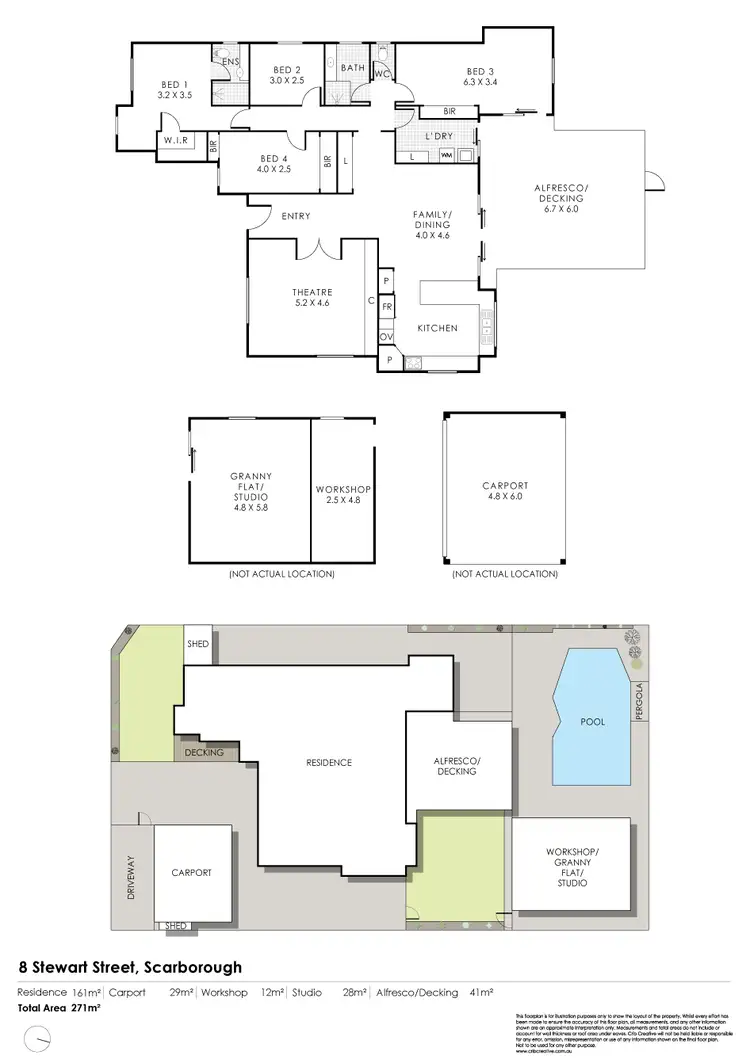 Floorplan of Homely house listing, 8 Stewart Street, Scarborough WA 6019