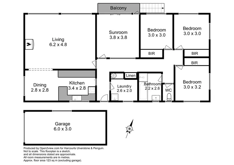 Floorplan of Homely house listing, 17-19 Quinn Street, Penguin TAS 7316