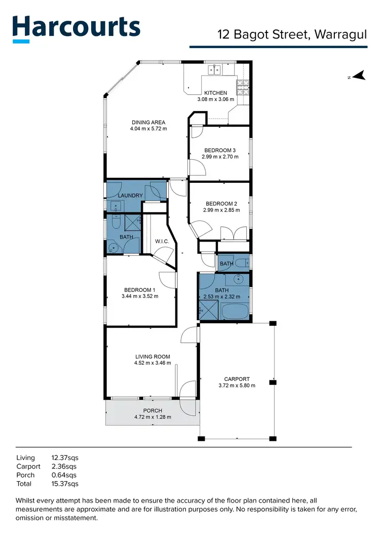 Floorplan of Homely house listing, 12 Bagot Street, Warragul VIC 3820