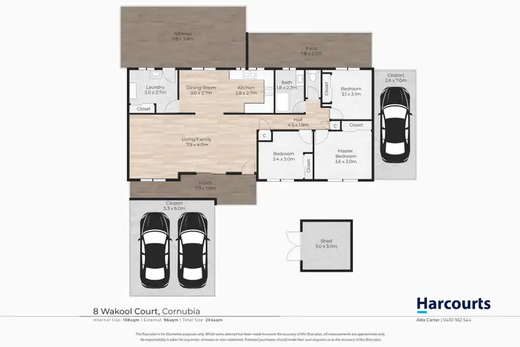 Floorplan of Homely house listing, 8 Wakool Court, Cornubia QLD 4130